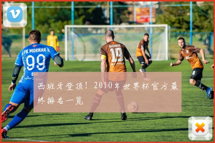 西班牙登顶！2010年世界杯官方最终排名一览